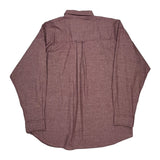 Chaps Ralph Lauren Shirt - 2XL Burgundy Cotton Blend