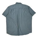 Carhartt Short Sleeve Shirt - 2XL Blue Cotton