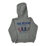 Age 24 Months True Religion Graphic Hoodie - 2XS Grey Cotton