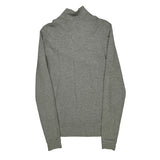 Burberry London 1/4 Zip - Small Grey Cotton