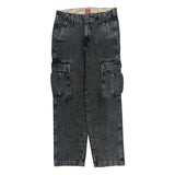 Levis Cargo Trousers - 30W 30L Grey Cotton