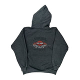 Roxbury, New Jersey Harley Davidson Graphic Hoodie - Medium Grey Polyester