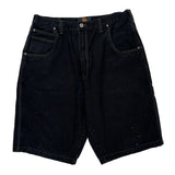 Route 66 Hip Hop Denim Shorts - 38W 10L Black Cotton