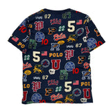 Age 10-12 Polo By Ralph Lauren Graphic T-Shirt - Large Multicoloured Cotton