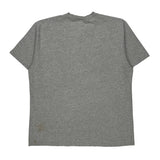 Dickies Collarless Shirt - XL Grey Cotton