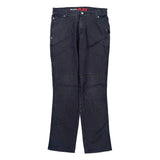 Dickies Carpenter Trousers - 30W 32L Black Cotton