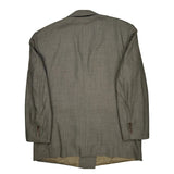 Christian Dior Pinstripe Blazer - Large Grey Wool Blend