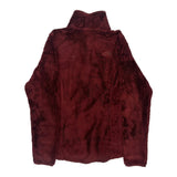 The North Face Fleece Jacket - Medium Burgundy Polyester