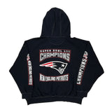 New England Patriots Fanatics Nfl Hoodie - 2XL Navy Cotton Blend