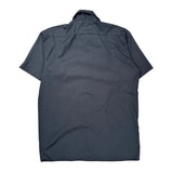Dickies Short Sleeve Shirt - Large Grey Polyester Blend