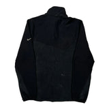 Nike Fleece Jacket - Large Black Polyester