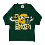 Age 10-12 Green Bay Packers Teamwork Football Jersey - Medium Green Cotton