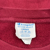 2021 Cfm Summit, Reverse Weave Champion Sweatshirt - Large Burgundy Cotton