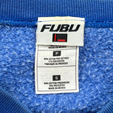 Fubu Spellout Sweatshirt - Small Blue Cotton