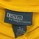 Polo By Ralph Lauren T-Shirt - Small Yellow Cotton