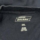 Dickies Long Sleeve T-Shirt - 2XL Navy Cotton