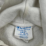 Reverse Weave Champion Hoodie - Small White Cotton