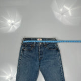 501 Levis Jeans - 29W 30L Blue Cotton
