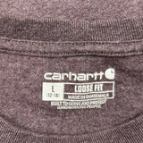 Carhartt Long Sleeve T-Shirt - Large Brown Cotton