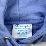 Reverse Weave Champion Hoodie - Medium Blue Cotton