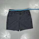 Carhartt Carpenter Shorts - 34W UK 14 Grey Cotton