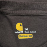 Carhartt T-Shirt - 2XL Brown Cotton