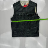 Unbranded Gilet - Large Black Leather