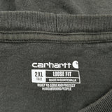 Carhartt Tall T-Shirt - 2XL Grey Cotton