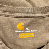 Carhartt T-Shirt - XL Brown Cotton