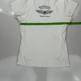 North Country Harley-Davidson Harley Davidson Graphic T-Shirt - XS White Cotton