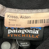 Synchilla Patagonia Collared Fleece - Medium Black Polyester