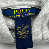 Age 6 Polo By Ralph Lauren Hoodie - Small Grey Cotton Blend