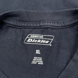 Dickies Long Sleeve T-Shirt - XL Blue Cotton