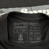 Responsibili-Tee Patagonia T-Shirt - Small Black Cotton Blend