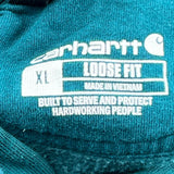 Carhartt Hoodie - XL Green Cotton
