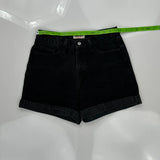Guess Denim Shorts - 28W UK 8 Black Denim