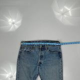 501 Levis Jeans - 33W 30L Blue Denim