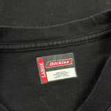 Dickies T-Shirt - Large Black Cotton