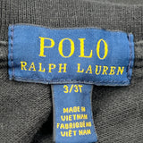 Age 2 Polo By Ralph Lauren Polo Shirt - 2XS Black Cotton
