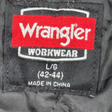 Workwear Wrangler Jacket - Large Black Cotton