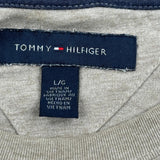 Tommy Hilfiger Graphic T-Shirt - Large Brown Cotton