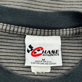 Made In USA Chase Authentics Striped T-Shirt - Medium Grey Cotton