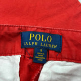 Age 7 Polo By Ralph Lauren Chinos - Small Red Cotton
