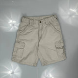 Carhartt Cargo Shorts - 30W 10L Beige Cotton