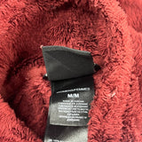 The North Face Fleece Jacket - Medium Burgundy Polyester