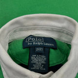 Age 1.5 Polo By Ralph Lauren Striped Rugby Shirt - 2XS Green Cotton