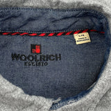 Woolrich Shirt - Large Grey Cotton