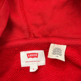 Levis Graphic Hoodie - Large Navy Cotton