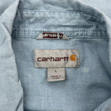 Carhartt Shirt - Large Blue Cotton