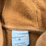 Age 3 Carhartt Hoodie - XS Brown Cotton